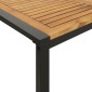 vidaXL Τραπέζι Κήπου Με Πόδια σε Σχήμα U 160x80x75 εκ. Μασίφ Ακακία