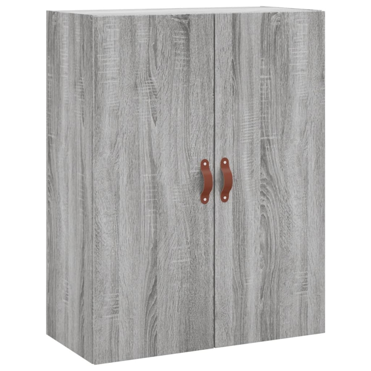 vidaXL Ντουλάπι Γκρι Sonoma 69,5 x 34 x 180 εκ. Επεξεργασμένο Ξύλο