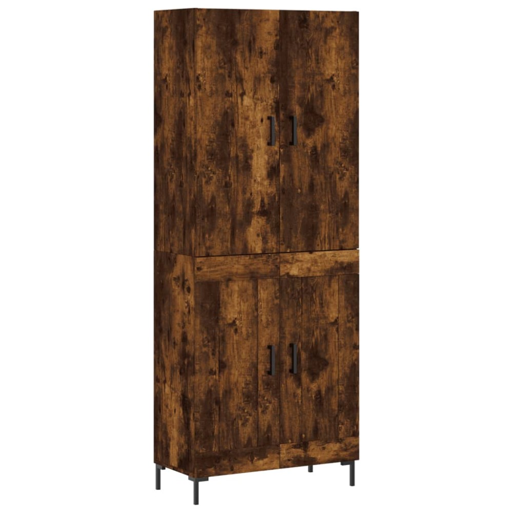 vidaXL Ντουλάπι Καπνιστή Δρυς 69,5x34x180 εκ. από Επεξεργασμένο Ξύλο