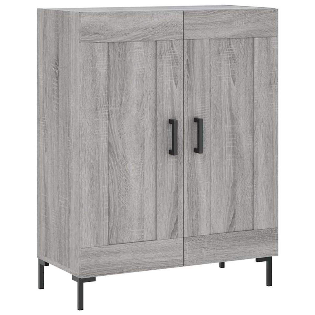 vidaXL Ντουλάπι Γκρι Sonoma 69,5 x 34 x 180 εκ. Επεξεργασμένο Ξύλο