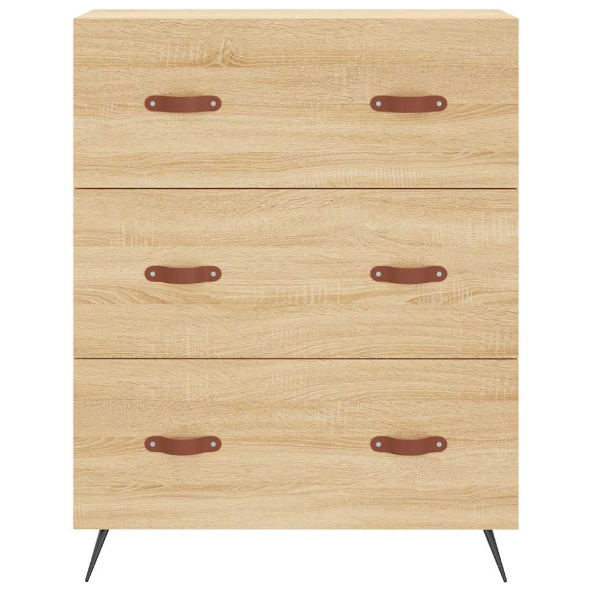 vidaXL Ντουλάπι Sonoma δρυς 69,5 x 34 x 180 εκ. από Επεξεργασμένο Ξύλο