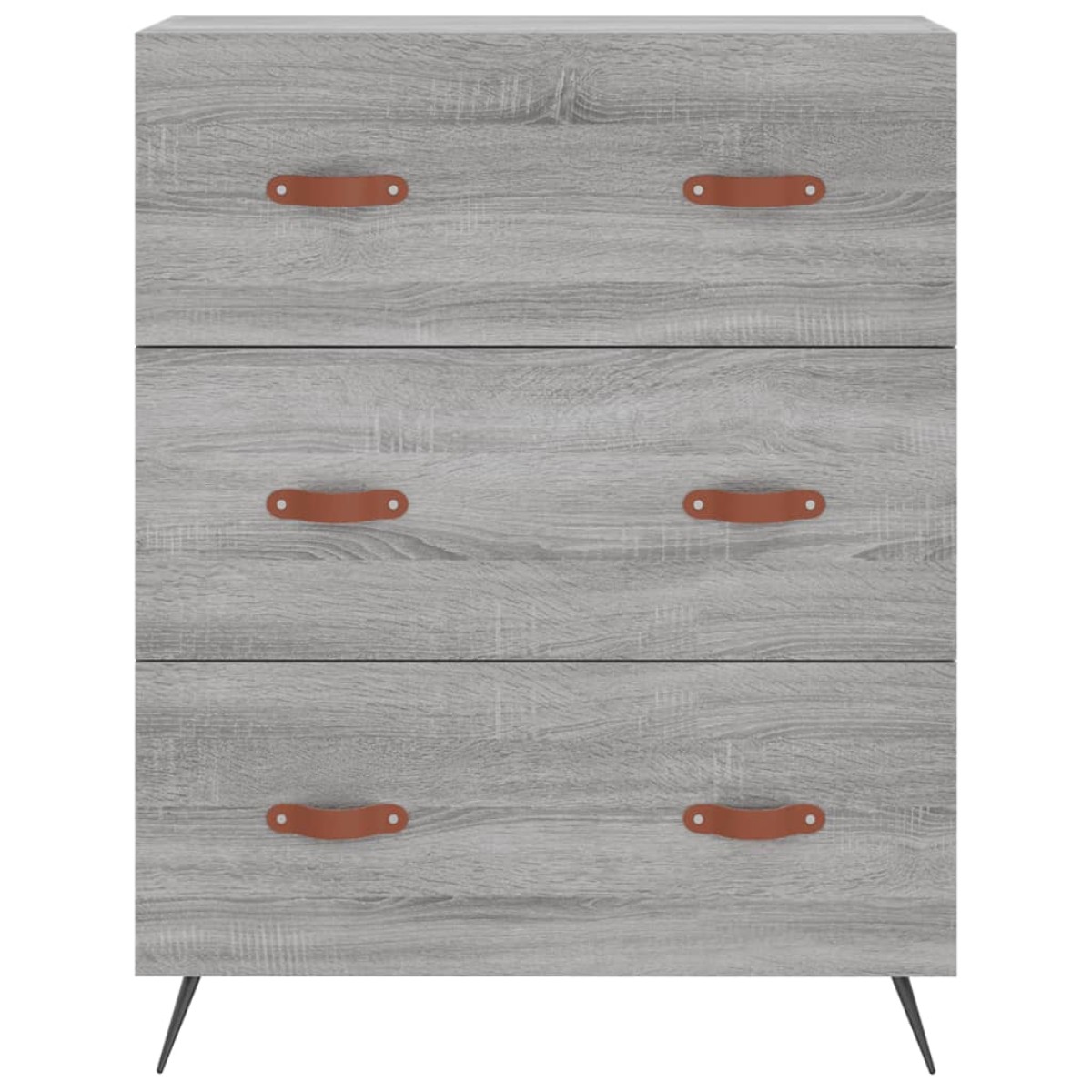 vidaXL Ντουλάπι Γκρι Sonoma 69,5 x 34 x 180 εκ. Επεξεργασμένο Ξύλο