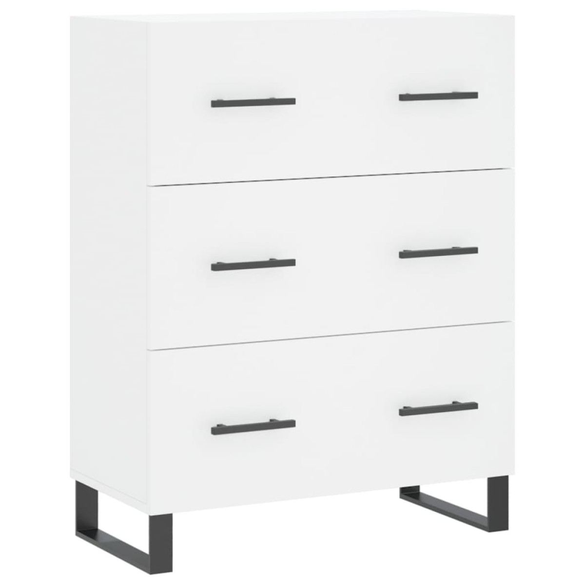 vidaXL Ντουλάπι Λευκό 69,5x34x180 εκ. από Επεξεργασμένο Ξύλο