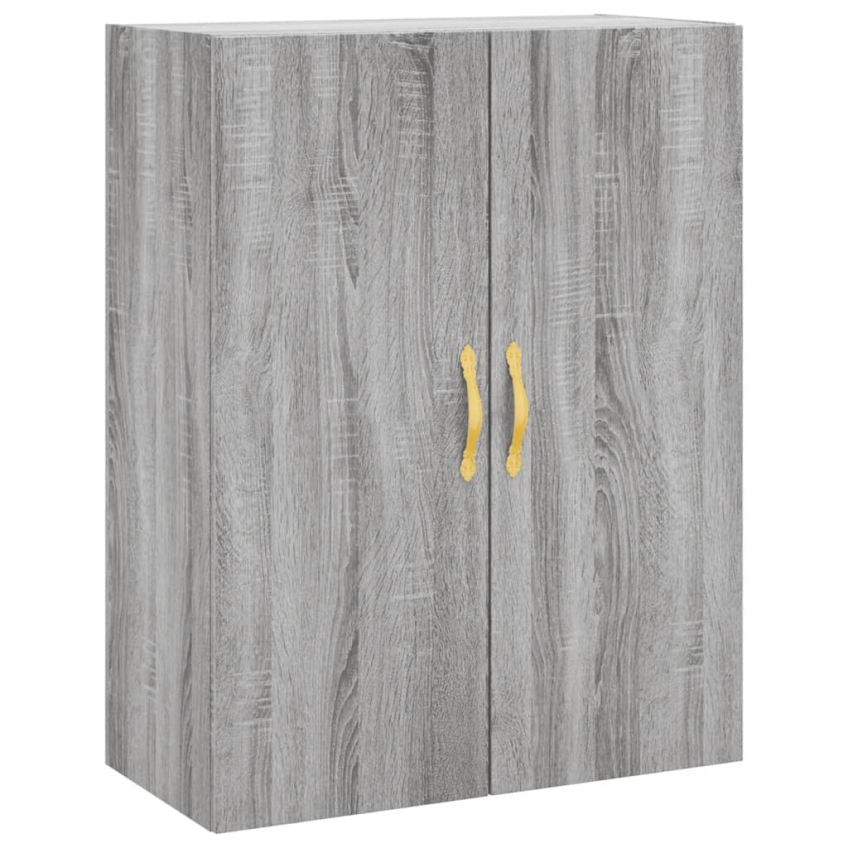 vidaXL Ντουλάπι Γκρι Sonoma 69,5 x 34 x 180 εκ. Επεξεργασμένο Ξύλο