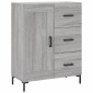vidaXL Ντουλάπι Γκρι Sonoma 69,5 x 34 x 180 εκ. Επεξεργασμένο Ξύλο