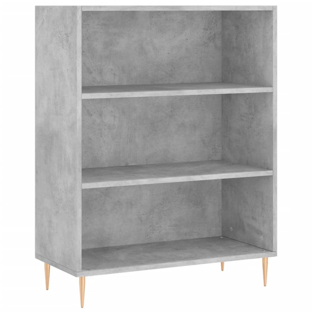 vidaXL Ντουλάπι Γκρι Σκυροδέματος 69,5x34x180 εκ. Επεξεργασμένο Ξύλο