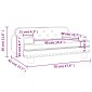 vidaXL Καναπές Παιδικός κρεμ 70x45x30 εκ. από Βελούδο