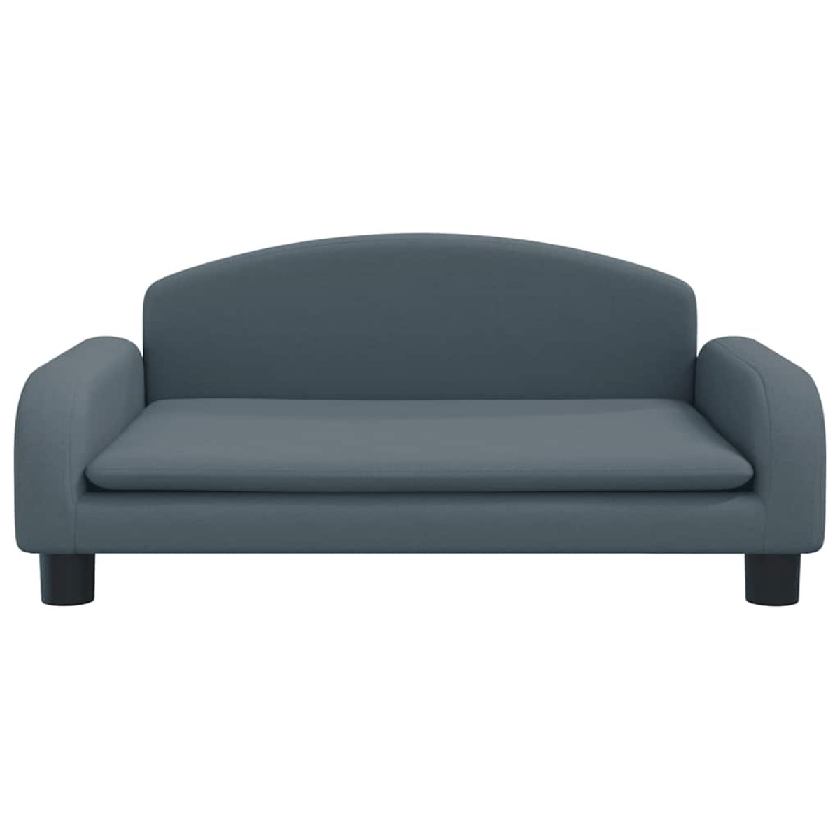 vidaXL Καναπές Παιδικός Σκούρο Γκρι 70x45x30 εκ. από Ύφασμα