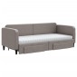 vidaXL Καναπές Κρεβάτι Συρόμενος Taupe 80x200 εκ. Υφασμάτινος Συρτάρια