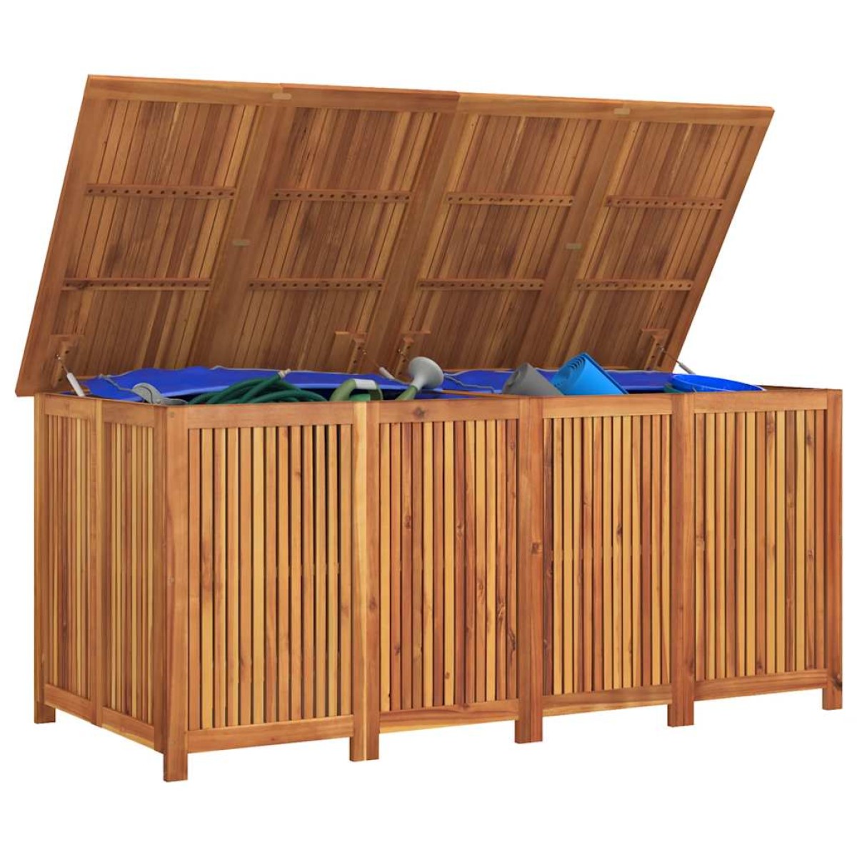 vidaXL Μπαούλο Αποθήκευσης Κήπου 175x80x75 εκ. από Μασίφ Ξύλο Ακακίας