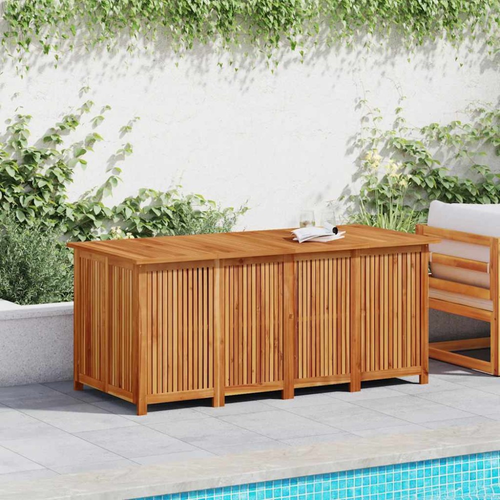vidaXL Μπαούλο Αποθήκευσης Κήπου 200x80x75 εκ. από Μασίφ Ξύλο Ακακίας