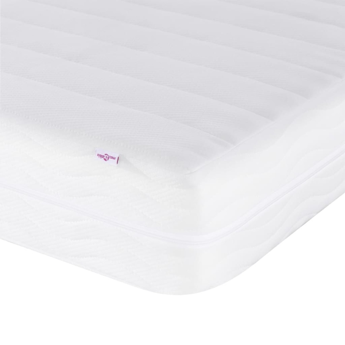 vidaXL Καναπές Κρεβάτι με Στρώμα Ανοιχτό Γκρι 90x190 εκ. Βελούδινος