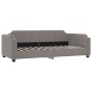 vidaXL Καναπές Κρεβάτι Συρόμενος Taupe 80x200 εκ. Υφασμάτινος Στρώματα