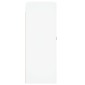 vidaXL Ντουλάπια Επιτοίχια 2 τεμ. Λευκά από Επεξεργασμένο Ξύλο