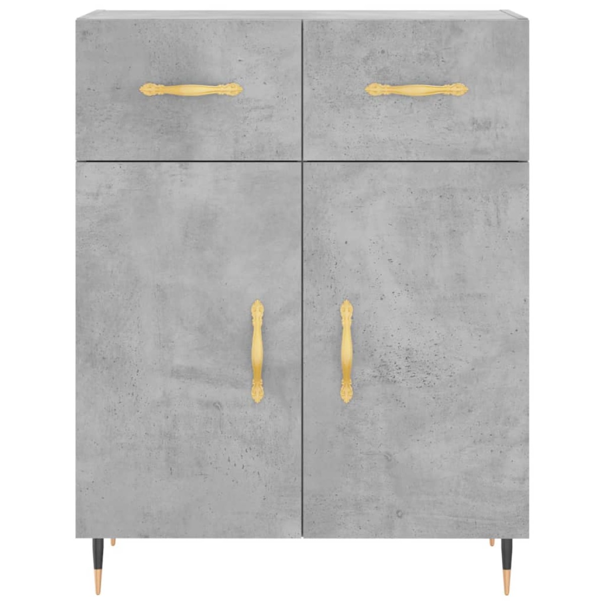 vidaXL Ντουλάπι Γκρι Σκυροδέματος 69,5x34x180 εκ. Επεξεργασμένο Ξύλο