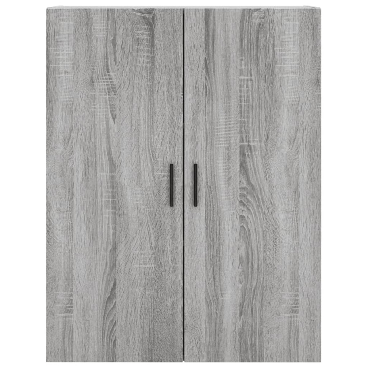 vidaXL Ντουλάπι Γκρι Sonoma 69,5 x 34 x 180 εκ. Επεξεργασμένο Ξύλο