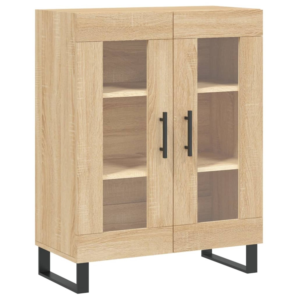 vidaXL Ντουλάπι Sonoma δρυς 69,5 x 34 x 180 εκ. από Επεξεργασμένο Ξύλο