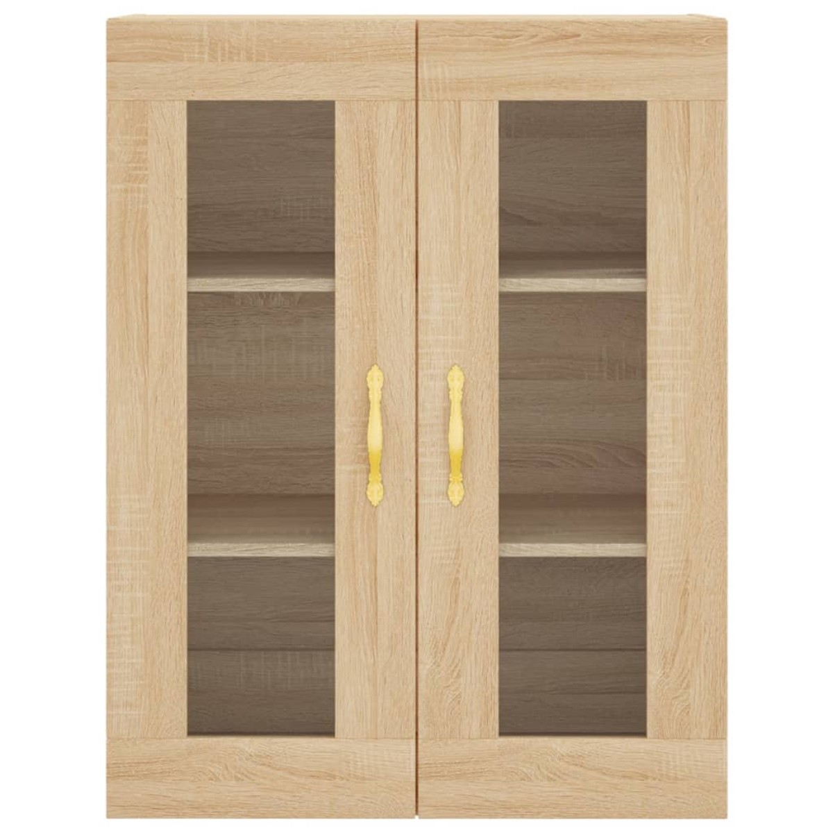 vidaXL Ντουλάπι Sonoma δρυς 69,5 x 34 x 180 εκ. από Επεξεργασμένο Ξύλο