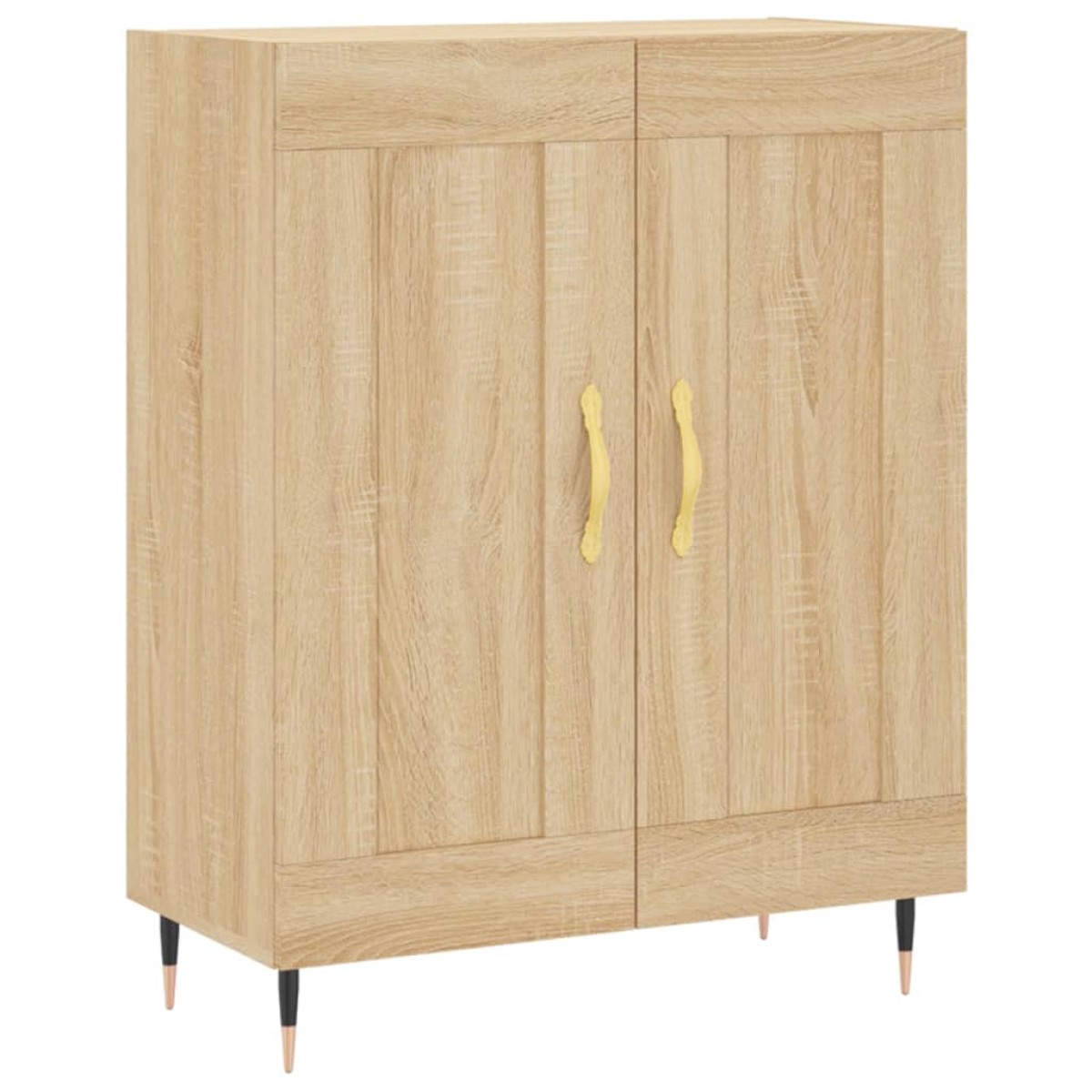 vidaXL Ντουλάπι Sonoma δρυς 69,5 x 34 x 180 εκ. από Επεξεργασμένο Ξύλο