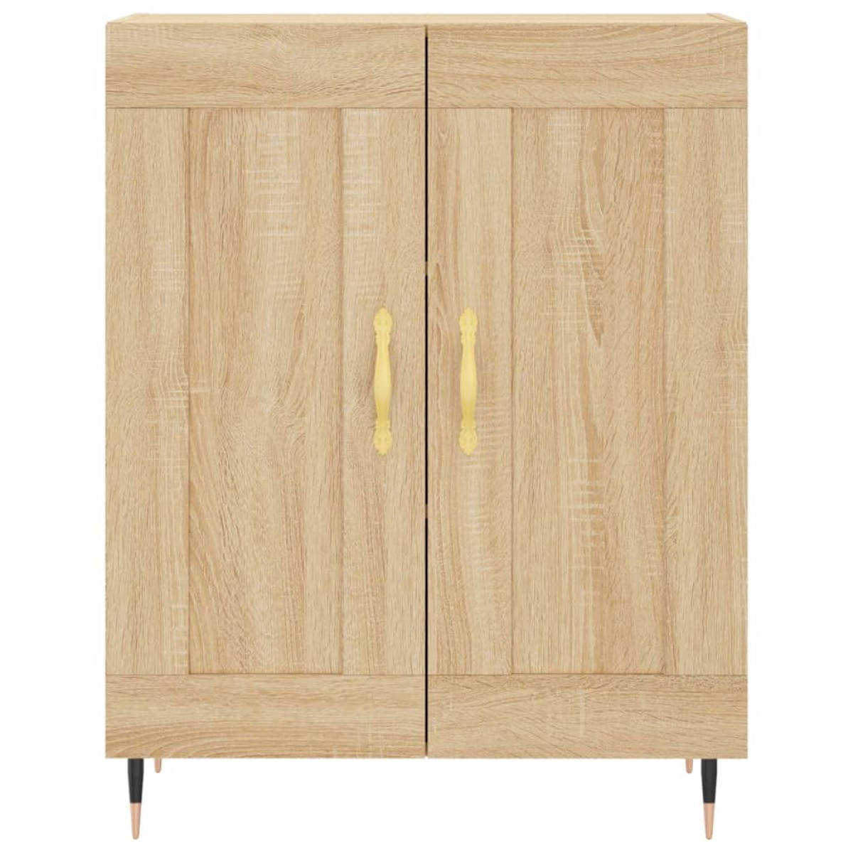 vidaXL Ντουλάπι Sonoma δρυς 69,5 x 34 x 180 εκ. από Επεξεργασμένο Ξύλο