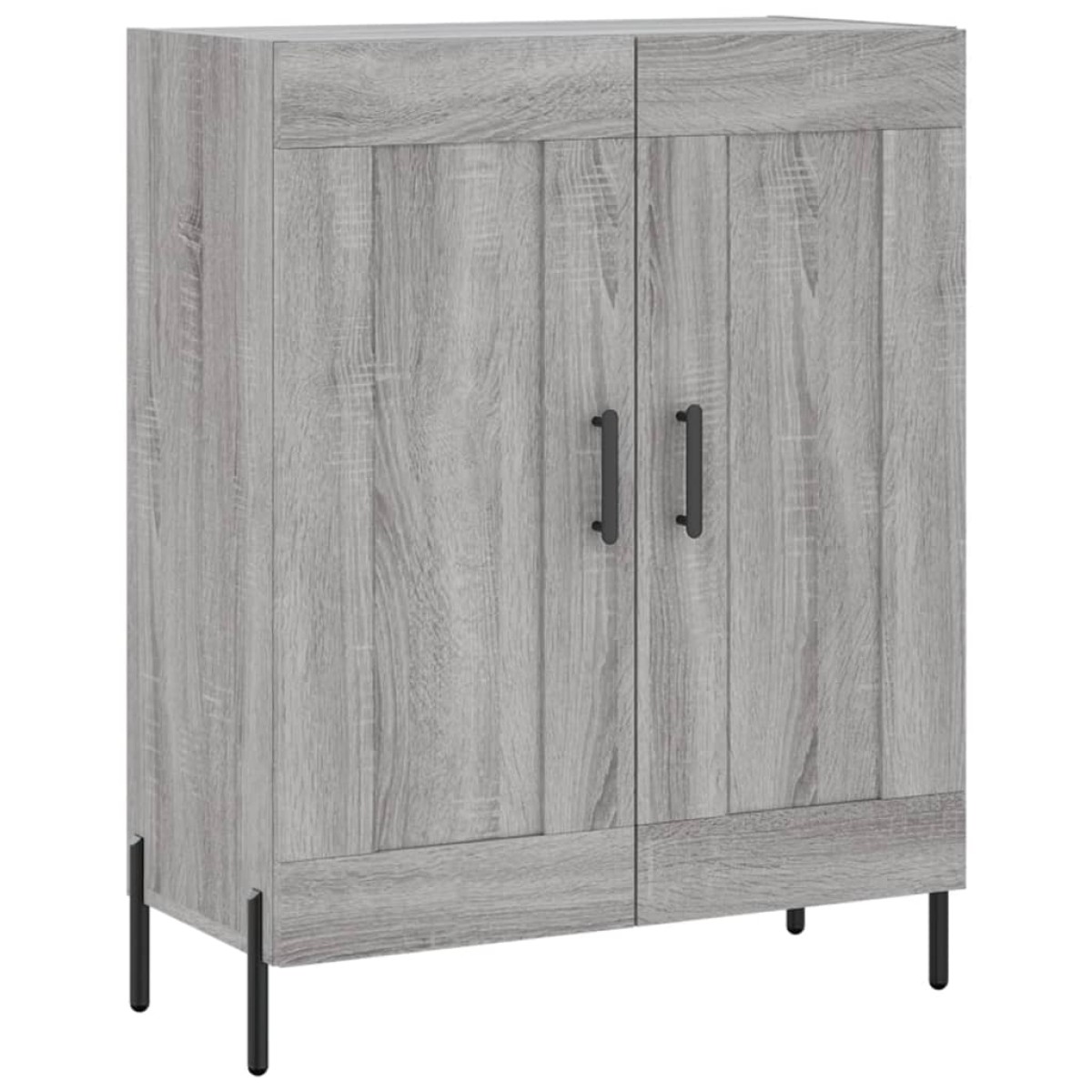 vidaXL Ντουλάπι Γκρι Sonoma 69,5 x 34 x 180 εκ. Επεξεργασμένο Ξύλο