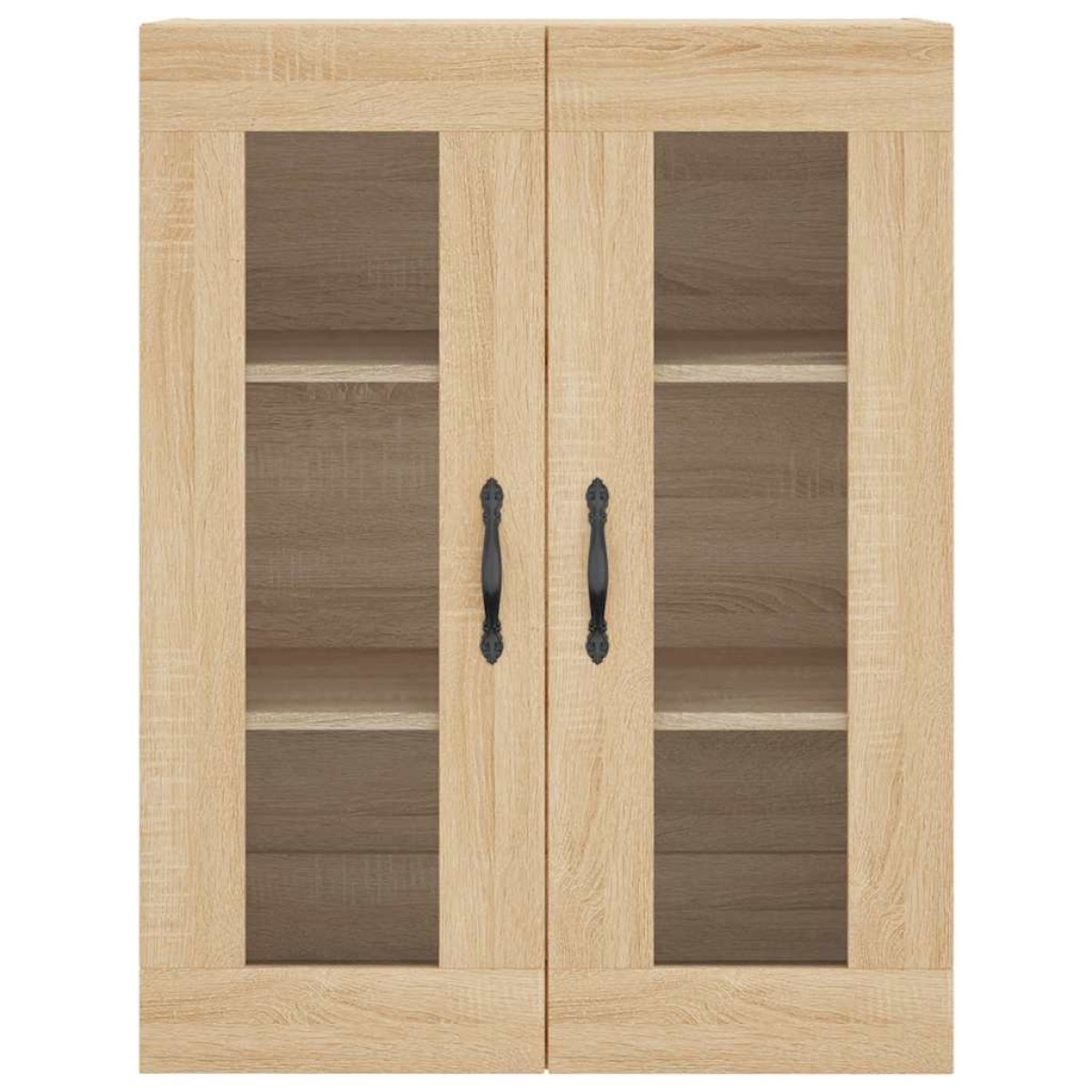 vidaXL Ντουλάπι Sonoma δρυς 69,5 x 34 x 180 εκ. από Επεξεργασμένο Ξύλο