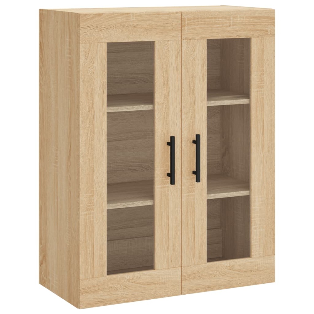 vidaXL Ντουλάπι Sonoma δρυς 69,5 x 34 x 180 εκ. από Επεξεργασμένο Ξύλο