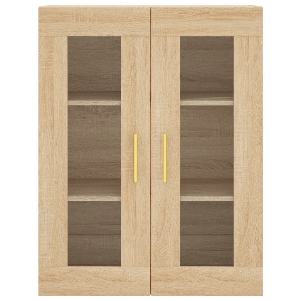 vidaXL Ντουλάπι Sonoma δρυς 69,5 x 34 x 180 εκ. από Επεξεργασμένο Ξύλο