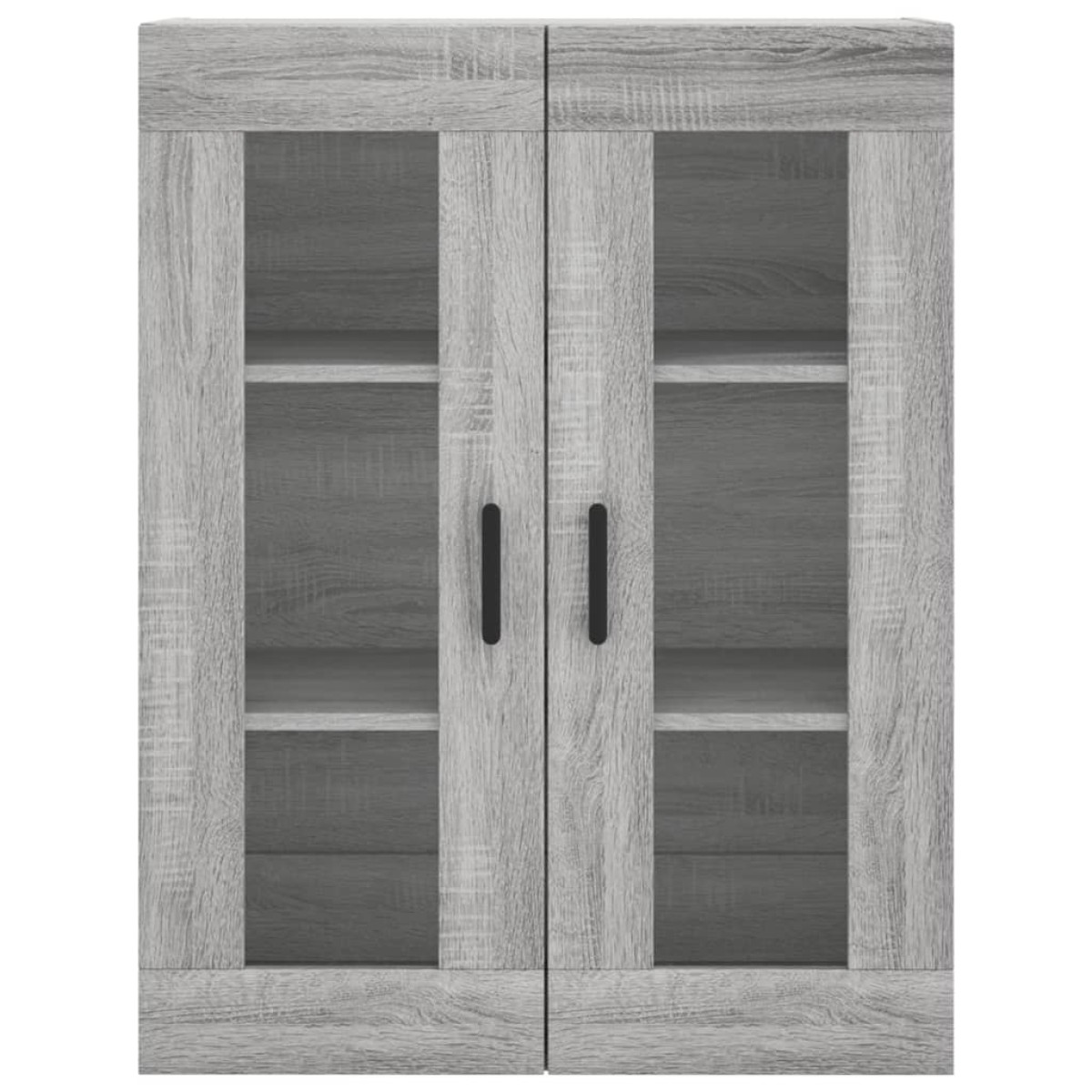 vidaXL Ντουλάπι Γκρι Sonoma 69,5 x 34 x 180 εκ. Επεξεργασμένο Ξύλο