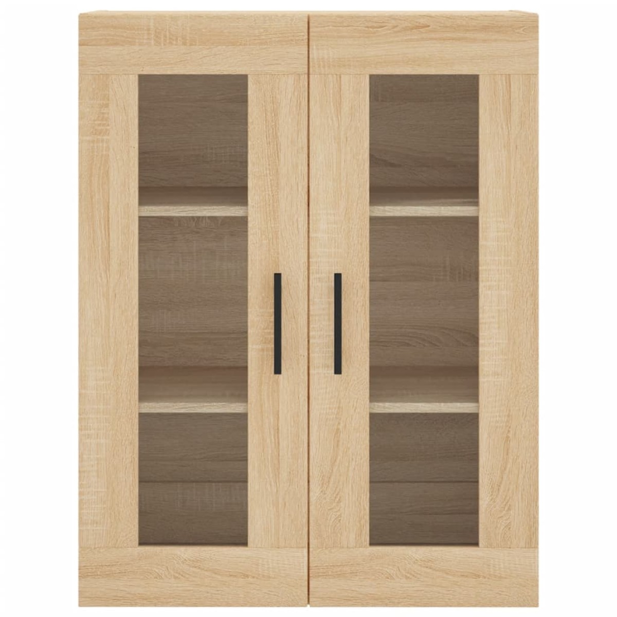 vidaXL Ντουλάπι Sonoma δρυς 69,5 x 34 x 180 εκ. από Επεξεργασμένο Ξύλο