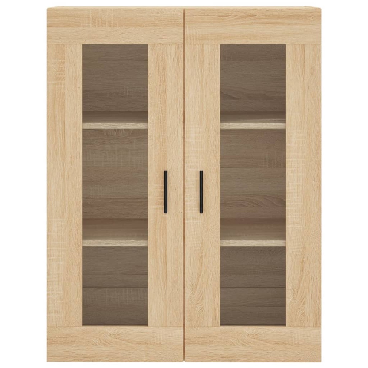 vidaXL Ντουλάπι Sonoma δρυς 69,5 x 34 x 180 εκ. από Επεξεργασμένο Ξύλο