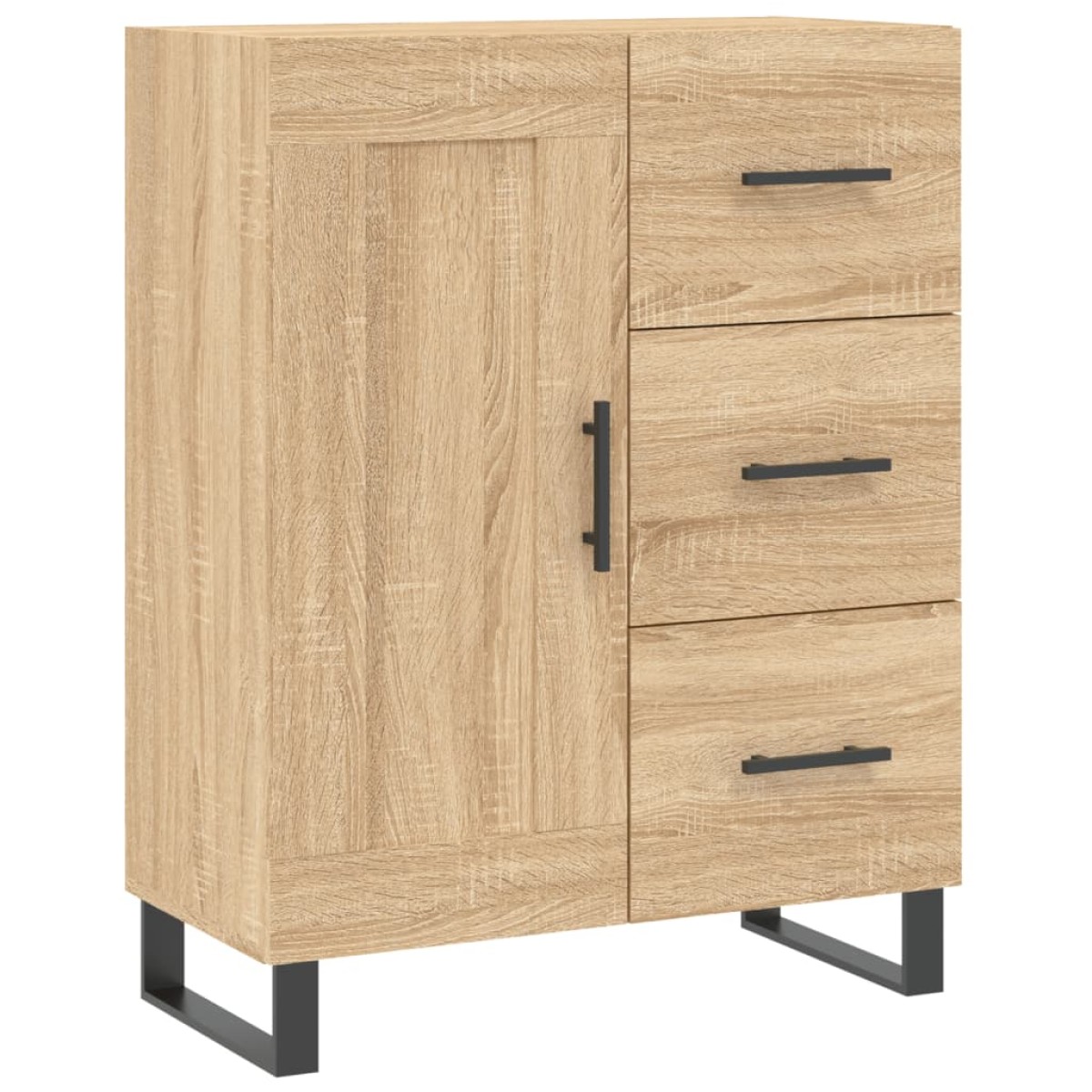 vidaXL Ντουλάπι Sonoma δρυς 69,5 x 34 x 180 εκ. από Επεξεργασμένο Ξύλο