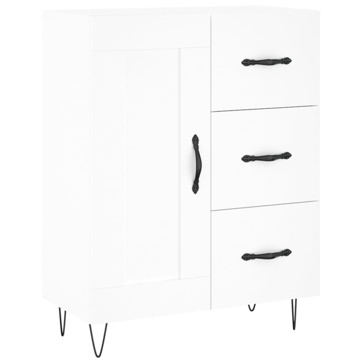 vidaXL Ντουλάπι Λευκό 69,5x34x180 εκ. από Επεξεργασμένο Ξύλο