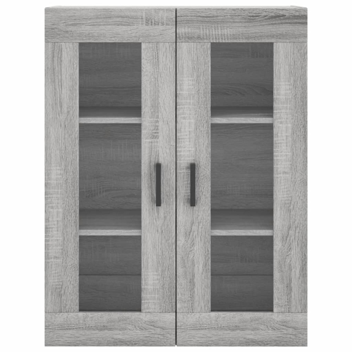 vidaXL Ντουλάπι Γκρι Sonoma 69,5 x 34 x 180 εκ. Επεξεργασμένο Ξύλο