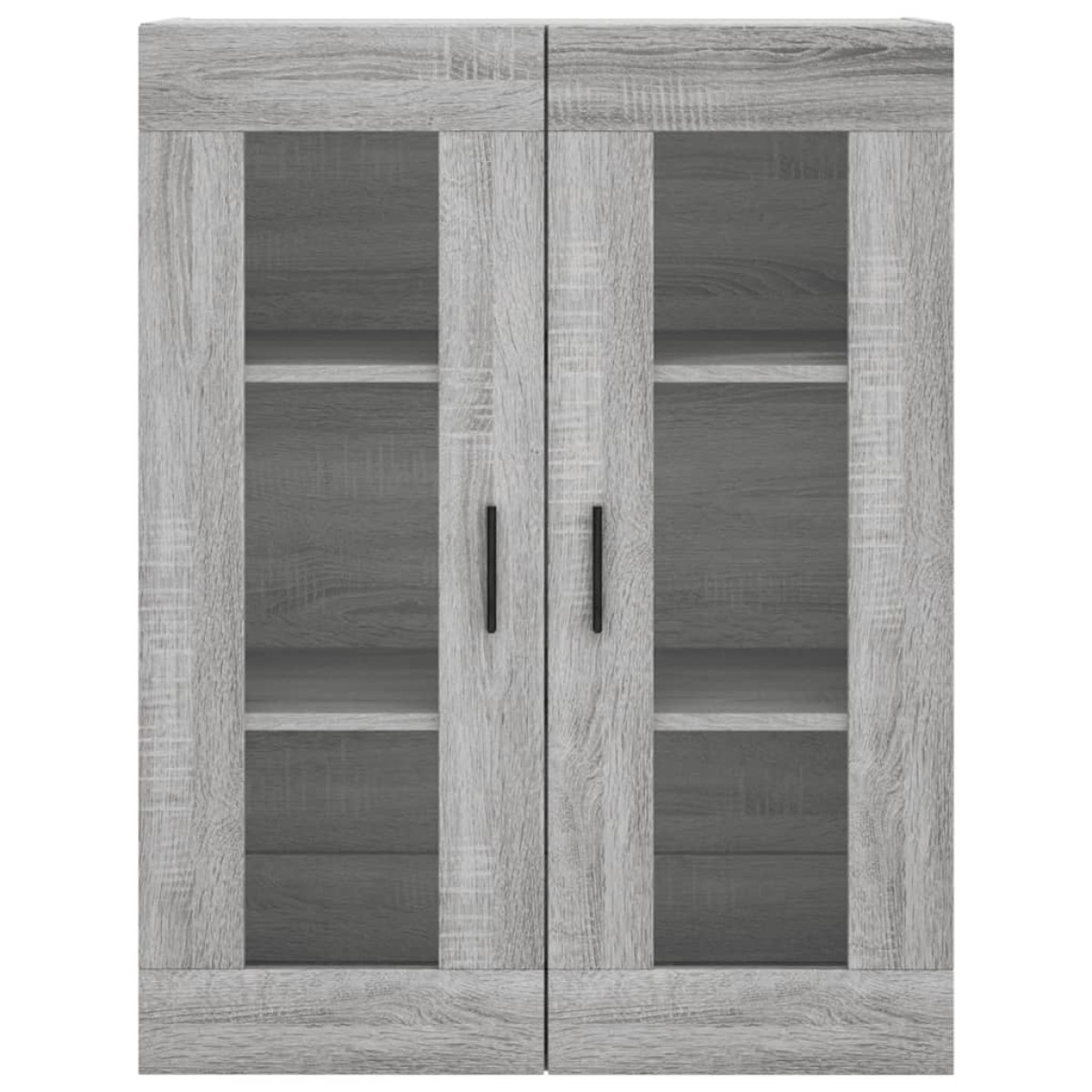 vidaXL Ντουλάπι Γκρι Sonoma 69,5 x 34 x 180 εκ. Επεξεργασμένο Ξύλο