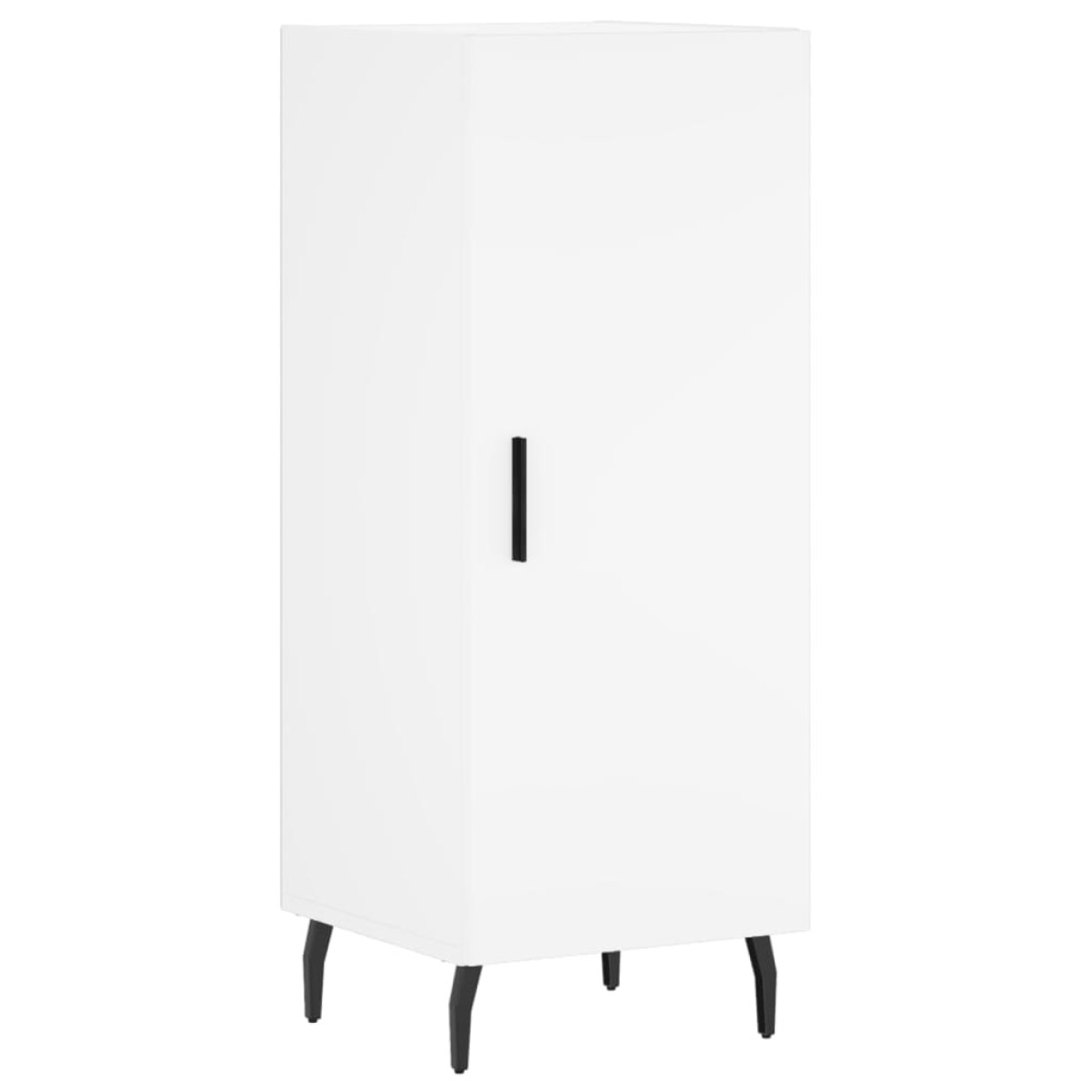 vidaXL Ντουλάπι Λευκός 34,5 x 34 x 180 εκ. από Επεξεργασμένο Ξύλο