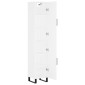 vidaXL Ντουλάπι Λευκός 34,5 x 34 x 180 εκ. από Επεξεργασμένο Ξύλο