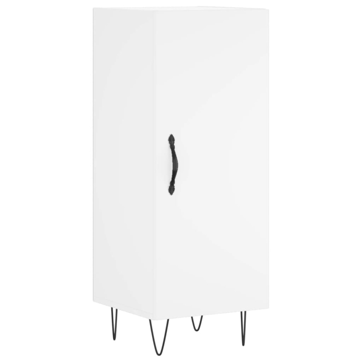 vidaXL Ντουλάπι Λευκός 34,5 x 34 x 180 εκ. από Επεξεργασμένο Ξύλο