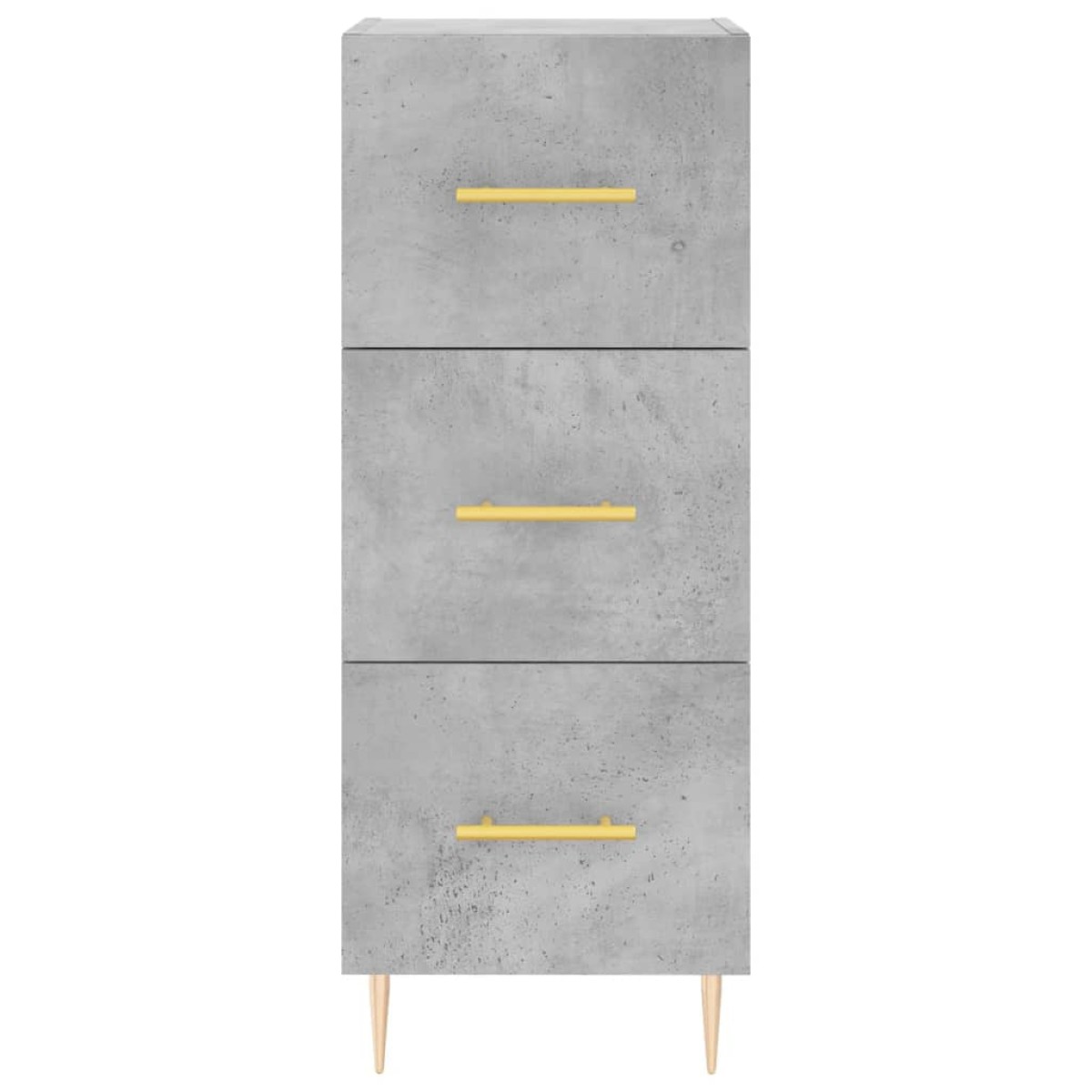 vidaXL Ντουλάπι Γκρι Σκυροδέματος 34,5x34x180 εκ. Επεξεργασμένο Ξύλο