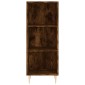 vidaXL Ντουλάπι Καπνιστή δρυς 34,5x34x180 εκ. από Επεξεργασμένο Ξύλο