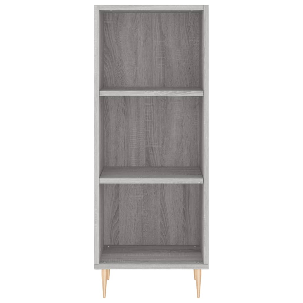 vidaXL Μπουφές Sonoma Γκρι 34,5 x 34 x 180 εκ. από Επεξεργασμένο Ξύλο