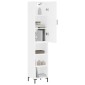 vidaXL Ντουλάπι Λευκός 34,5 x 34 x 180 εκ. από Επεξεργασμένο Ξύλο