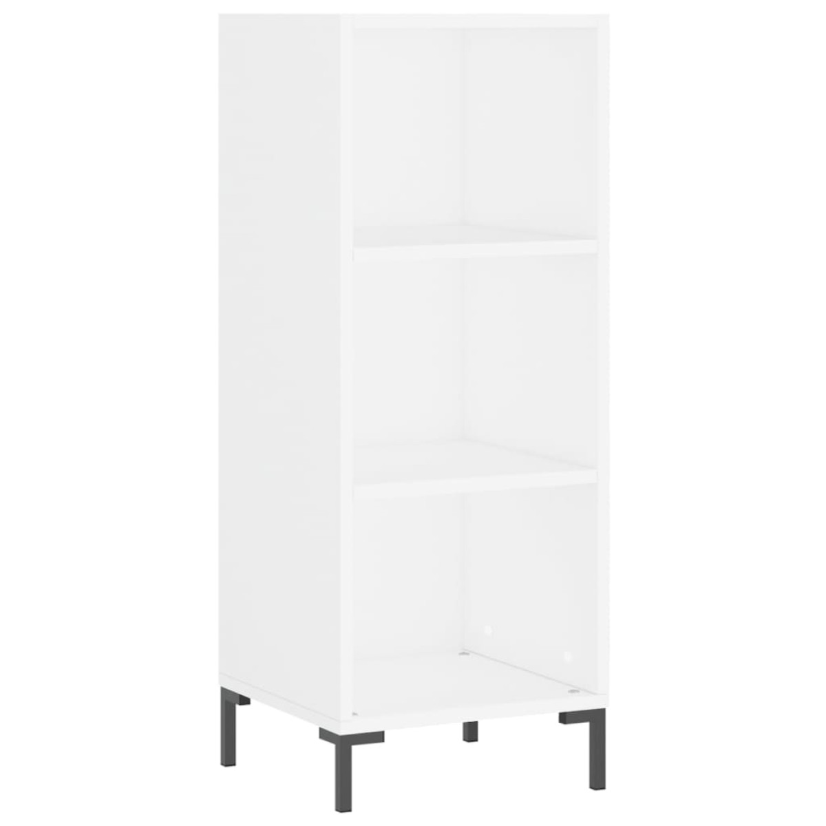 vidaXL Ντουλάπι Λευκός 34,5 x 34 x 180 εκ. από Επεξεργασμένο Ξύλο