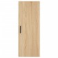vidaXL Μπουφές Sonoma δρυς 34,5 x 34 x 180 εκ. από Επεξεργασμένο Ξύλο