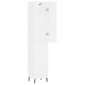 vidaXL Ντουλάπι Λευκός 34,5 x 34 x 180 εκ. από Επεξεργασμένο Ξύλο