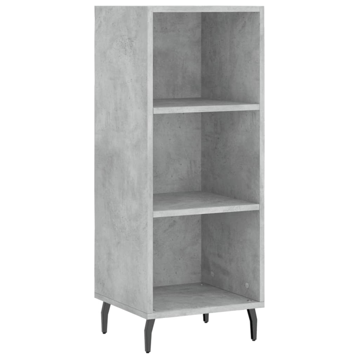 vidaXL Ντουλάπι Γκρι Σκυροδέματος 34,5x34x180 εκ. Επεξεργασμένο Ξύλο