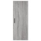 vidaXL Μπουφές Sonoma Γκρι 34,5 x 34 x 180 εκ. από Επεξεργασμένο Ξύλο