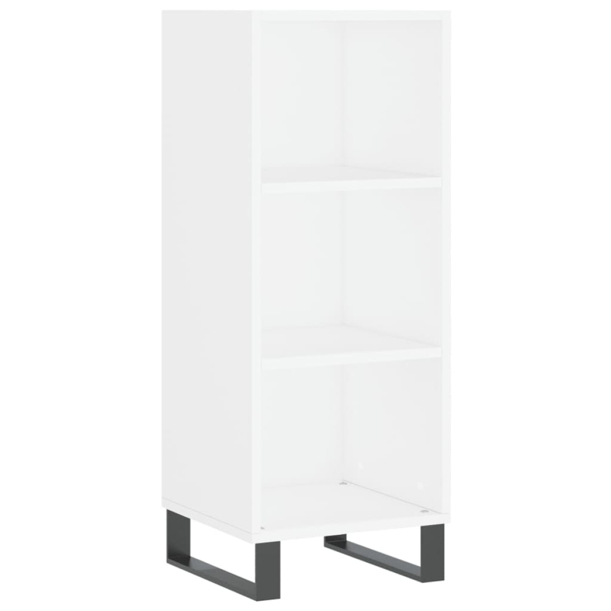 vidaXL Ντουλάπι Λευκός 34,5 x 34 x 180 εκ. από Επεξεργασμένο Ξύλο