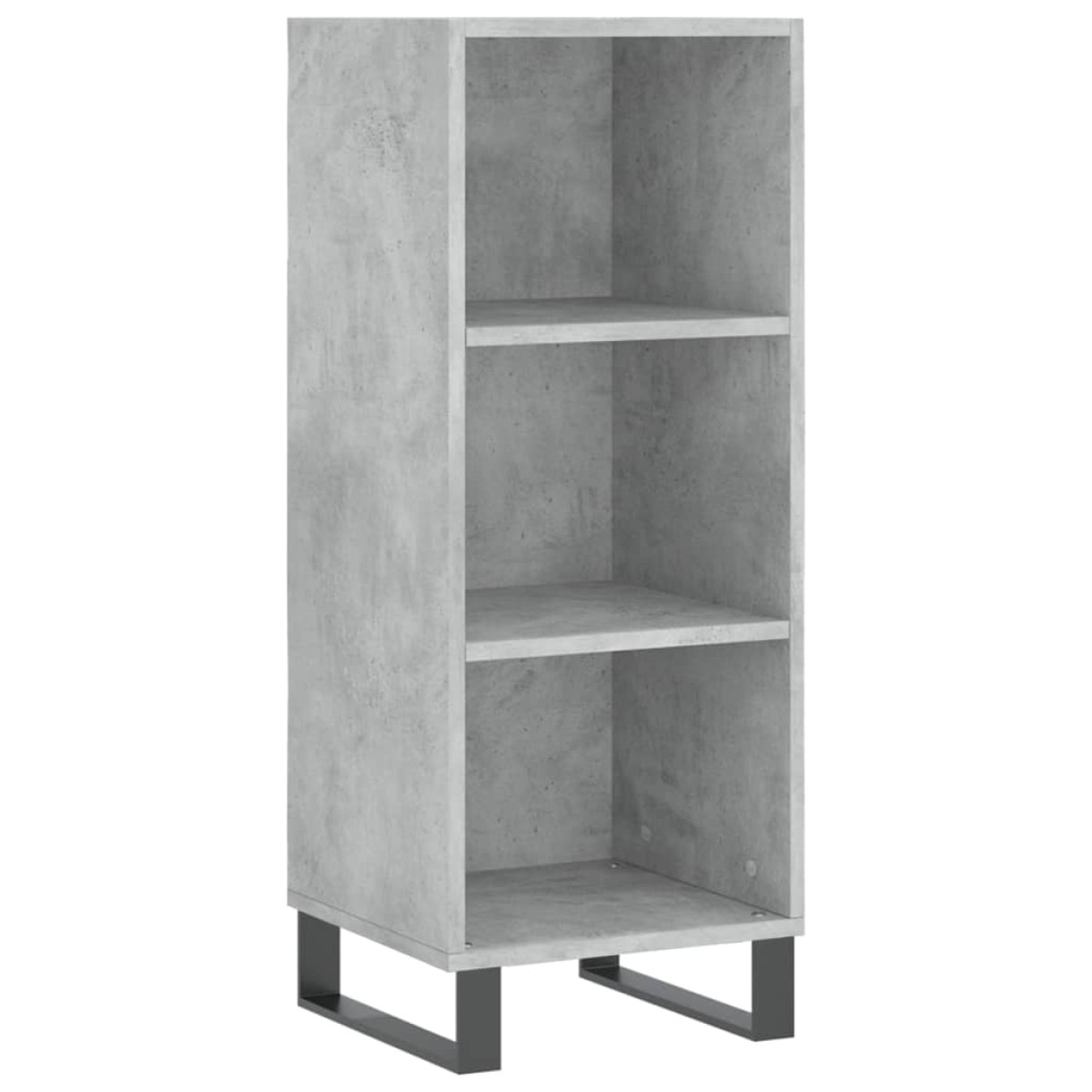 vidaXL Ντουλάπι Γκρι Σκυροδέματος 34,5x34x180 εκ. Επεξεργασμένο Ξύλο