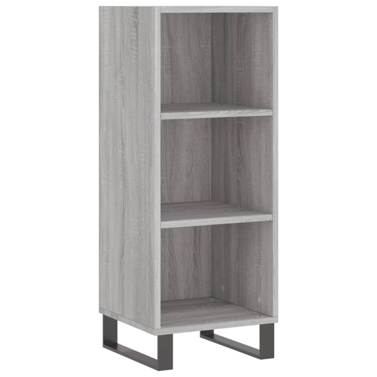 vidaXL Μπουφές Sonoma Γκρι 34,5 x 34 x 180 εκ. από Επεξεργασμένο Ξύλο